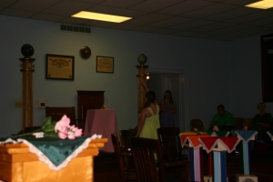 2015 Rainbow Girls Installation
